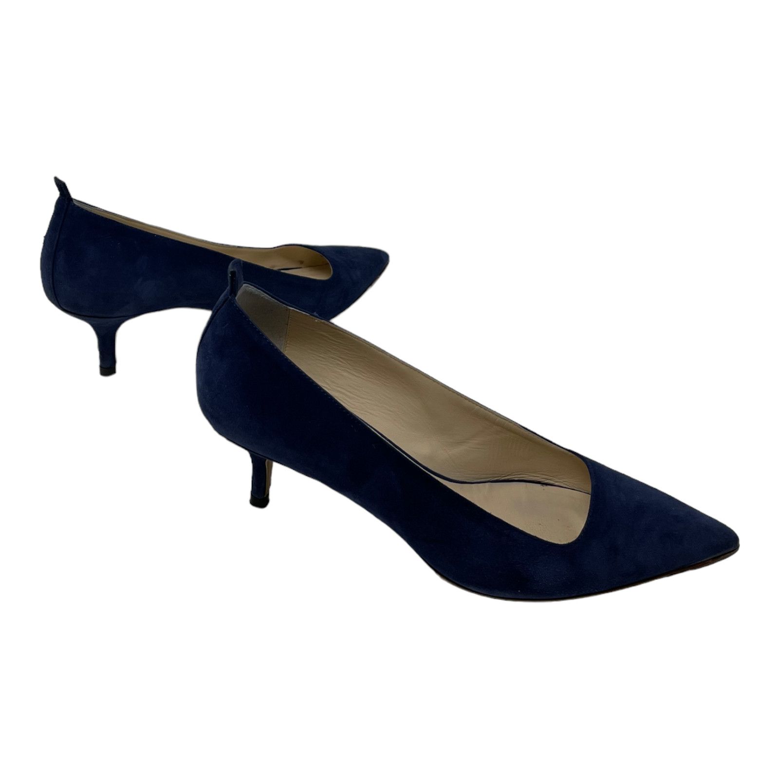Everlane The Editor suede leather pointy pump shoes size 8.5