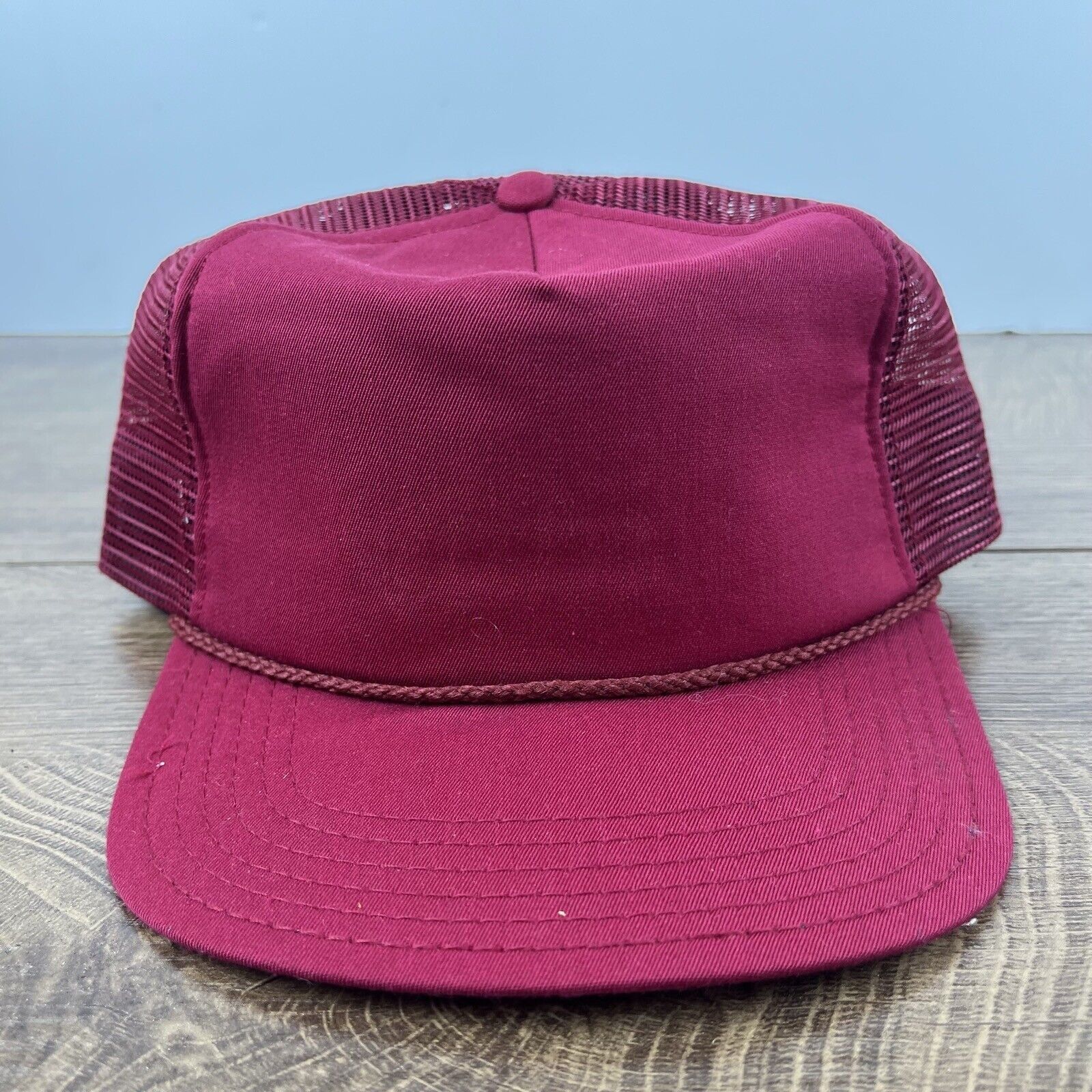 Other Adult Maroon Snapack Cap Maroon Hat Red Cap Hat Adjustable H Size ONE SIZE - 2 Thumbnail