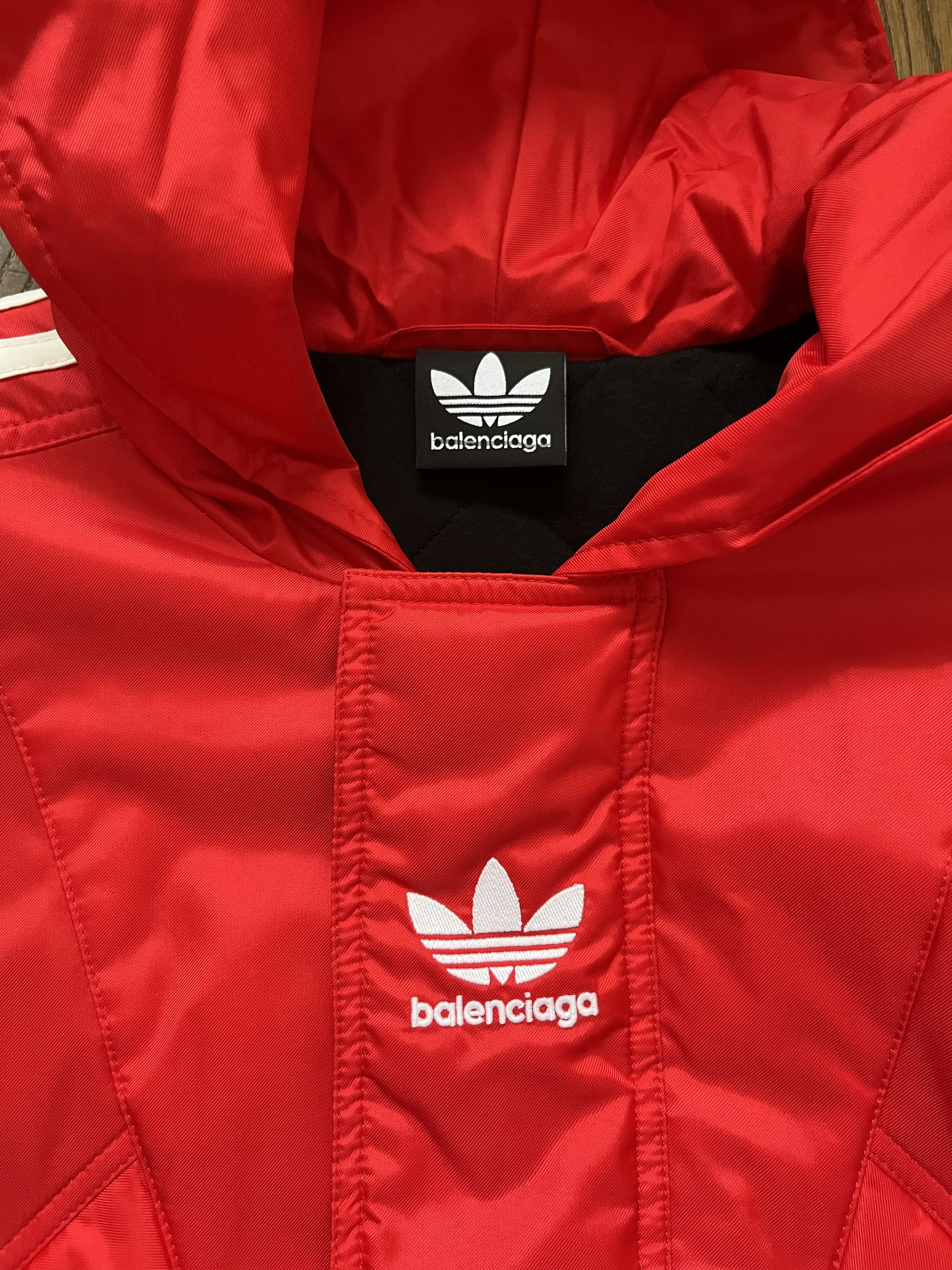 Adidas × Balenciaga Balenciaga Adidas red detachable parka Size US L / EU 52-54 / 3 - 8 Thumbnail