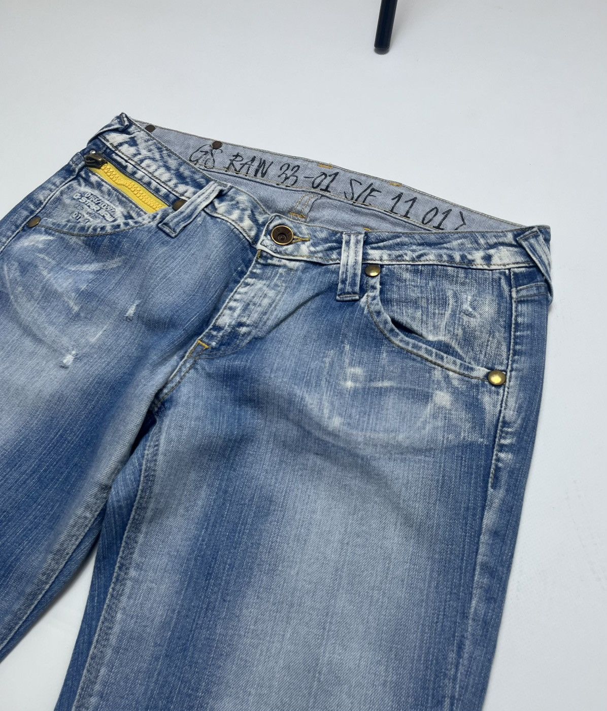 Junya Watanabe Crazy G-Star If Six Was Nine Flared Jeans 90s Size US 31 - 10 Thumbnail