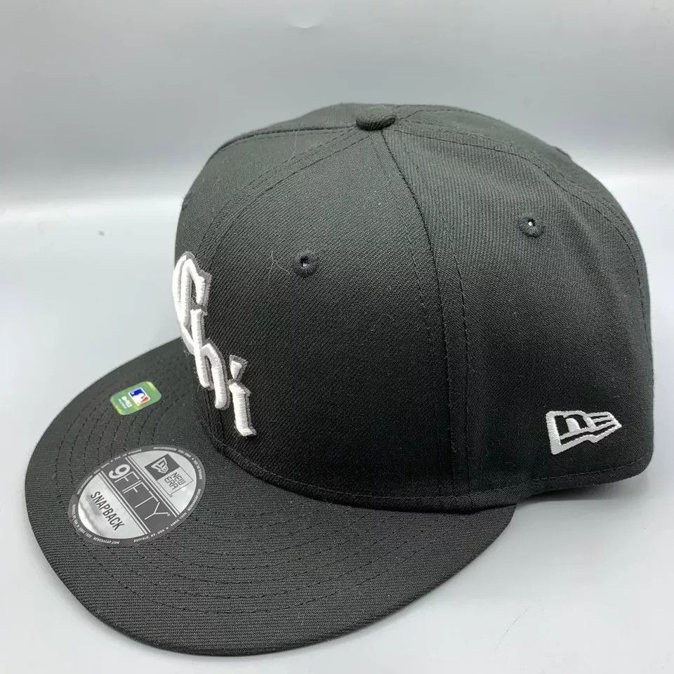 New Era Chicago White Sox Hat Men 9Fifty New Era MLB Snap Back Cap Size ONE SIZE - 8 Thumbnail