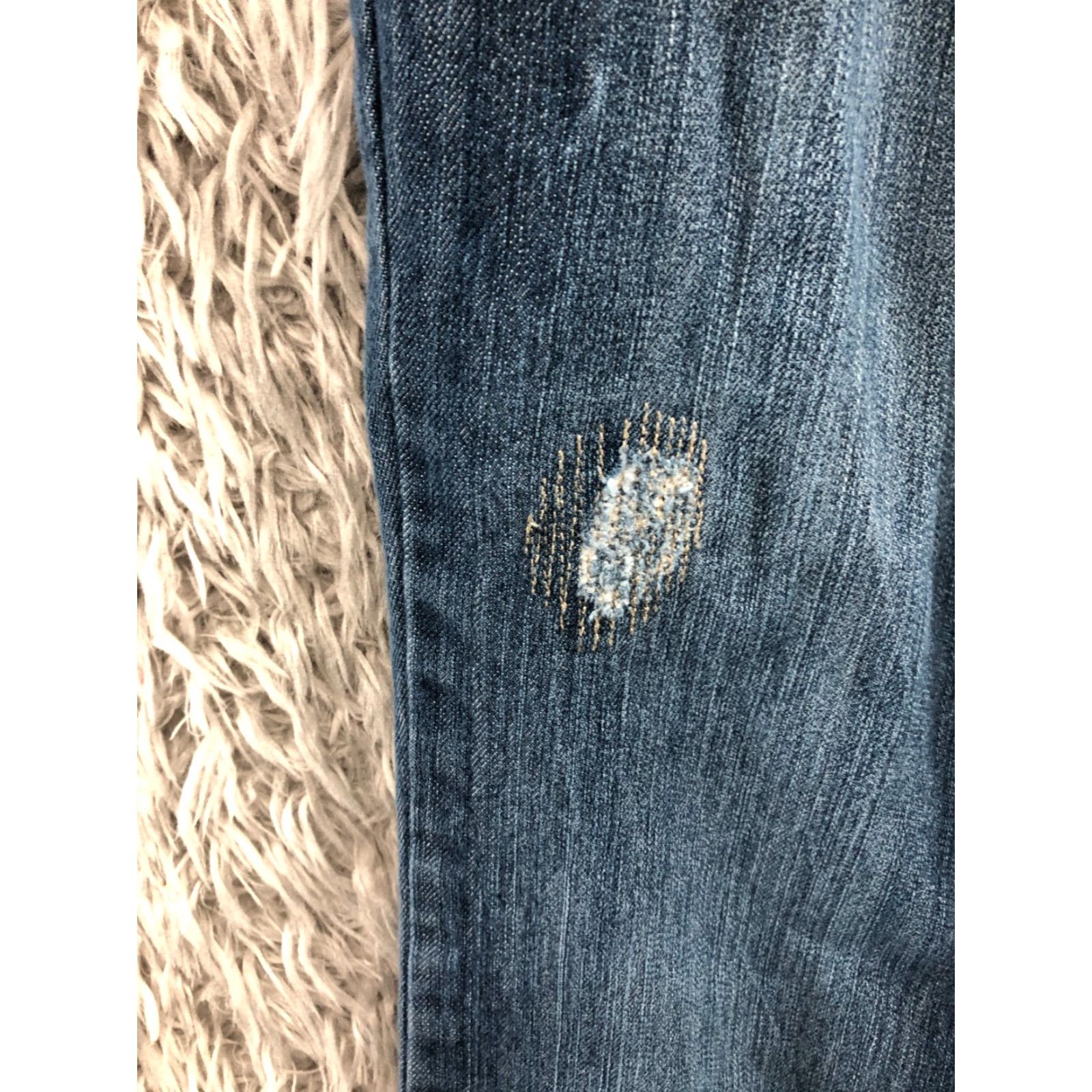 Vintage Supplies Jeans Bootcut Size 10 Womens Medium Wash Blue Rhinestone Flaw Size 32" / US 10 / IT 46 - 5 Thumbnail