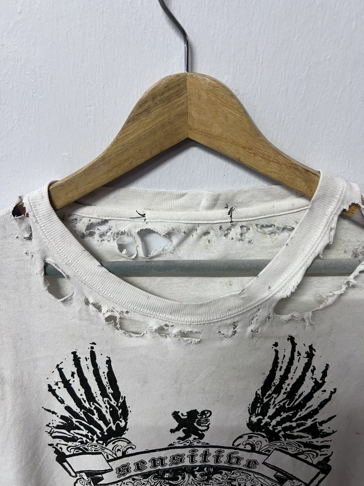 VINTAGE THRASHED REBIBAL SLEEVE LESS ERD GRUNGE