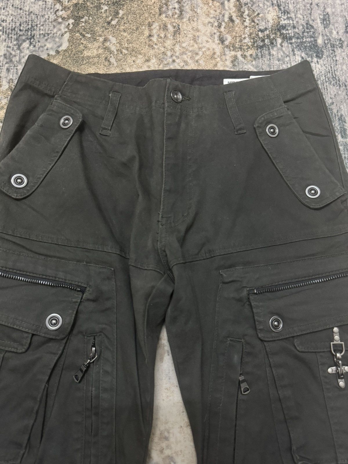 semanticdesign Semantic Design Cargo Green Pant denim Size US 30 / EU 46 - 4 Thumbnail