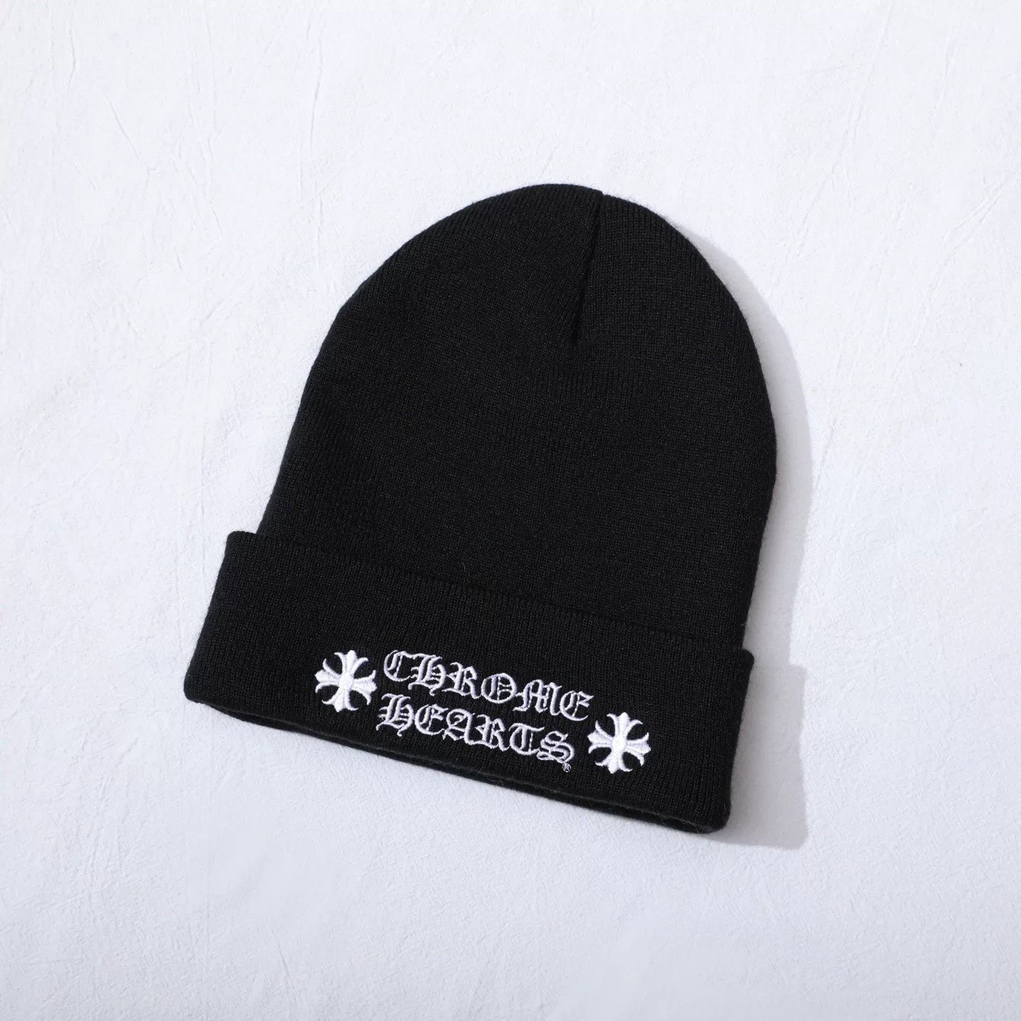Chrome Hearts Chrome Hearts Embroidered Black Hat L Men Size ONE SIZE - 1 Thumbnail