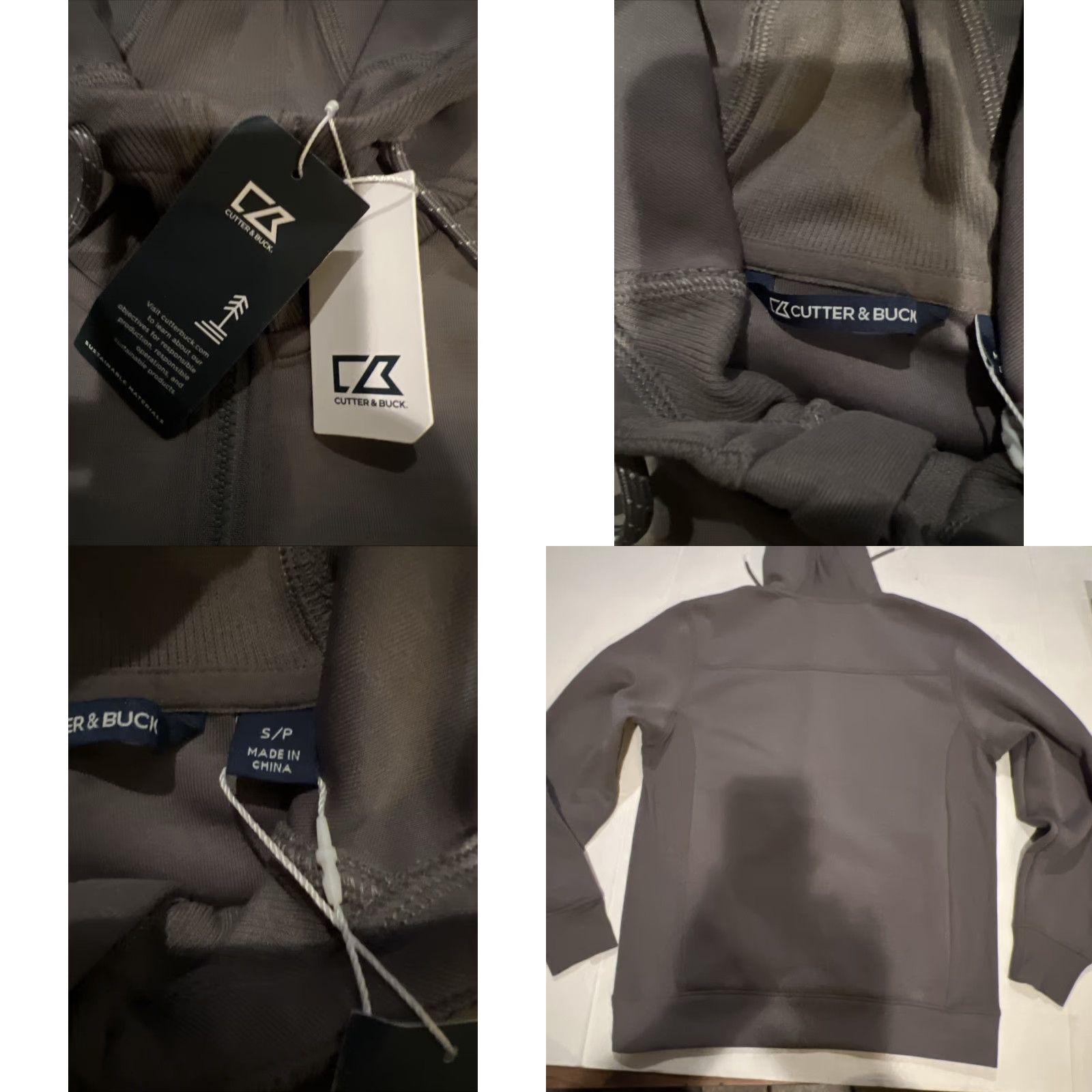 Cutter & Buck Cutter & Buck Hoodie Mens Small Gray Embroidered Fanduel Sports Betting Logo 1/2 Zip NWT Size US S / EU 44-46 / 1 - 8 Thumbnail