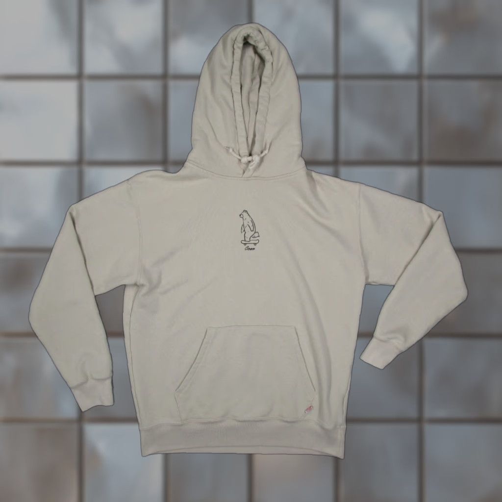 Vintage Coen Easy Chic Hoodie Mens Medium Beige Pullover Bear Skateboard Kangaroo Enjoy Size US M / EU 48-50 / 2 - 1 Thumbnail