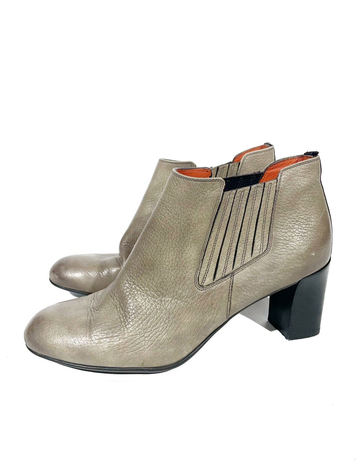 Santoni Santoni Women Leather Ankle Boots Size 36.5 Made In Italy Size US 6.5 / IT 36.5 - 1 Thumbnail