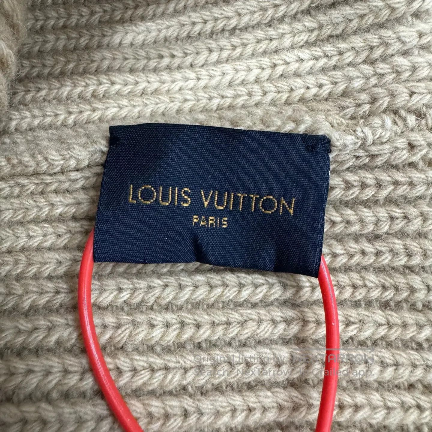 Louis Vuitton Louis Vuitton Leather bag logo; wool knit cold hat| Size ONE SIZE - 4 Thumbnail