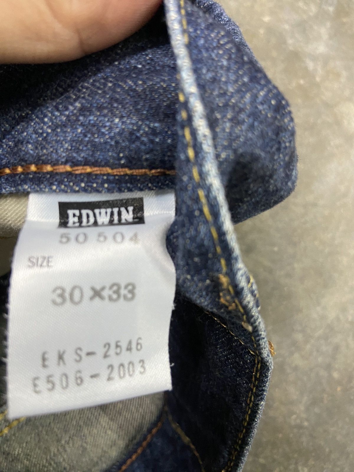 Edwin 🔥 Vintage Edwin jeans Edwin 505ZX selvedge street fashion Size US 32 / EU 48 - 10 Thumbnail