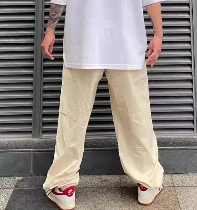 Designer × Japanese Brand × Vintage Street Hip Hop Loose Solid Casual Pants Size US 28 / EU 44 - 2 Thumbnail