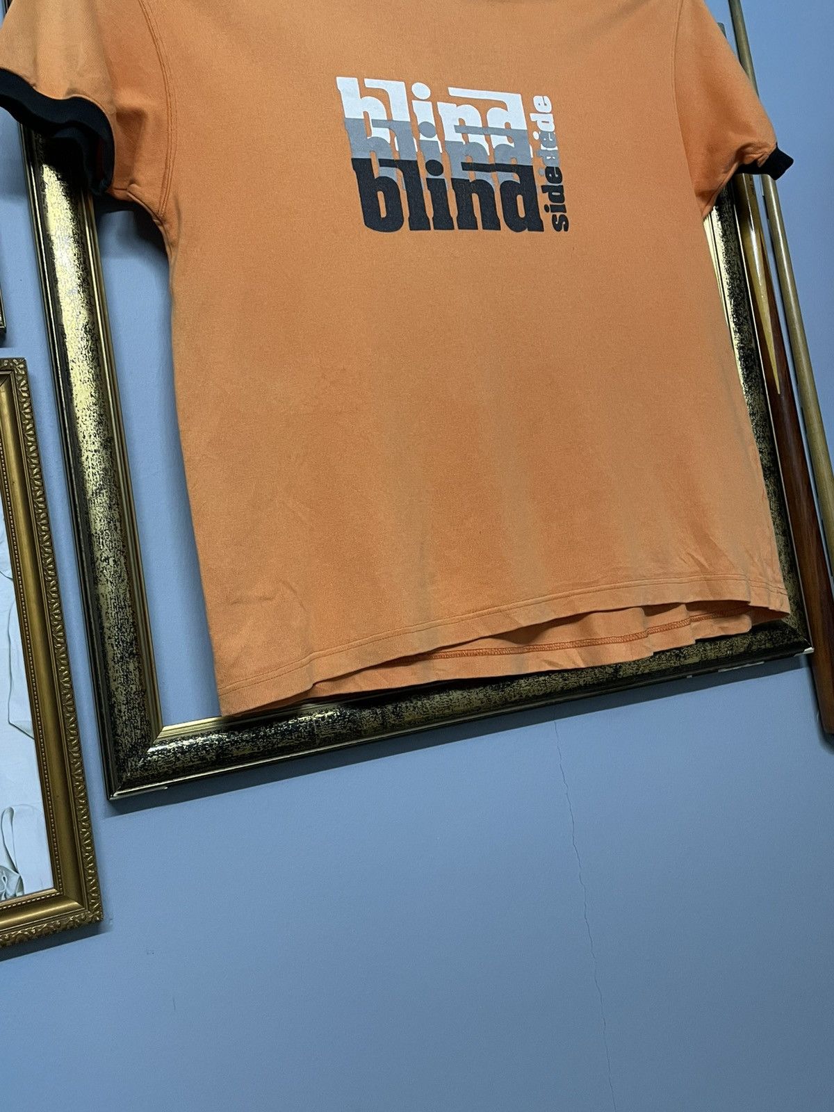 Blind Skateboards Vintage 1990s Blind Side Skateborad Iconic Ringer Faded Tee Size US M / EU 48-50 / 2 - 5 Thumbnail