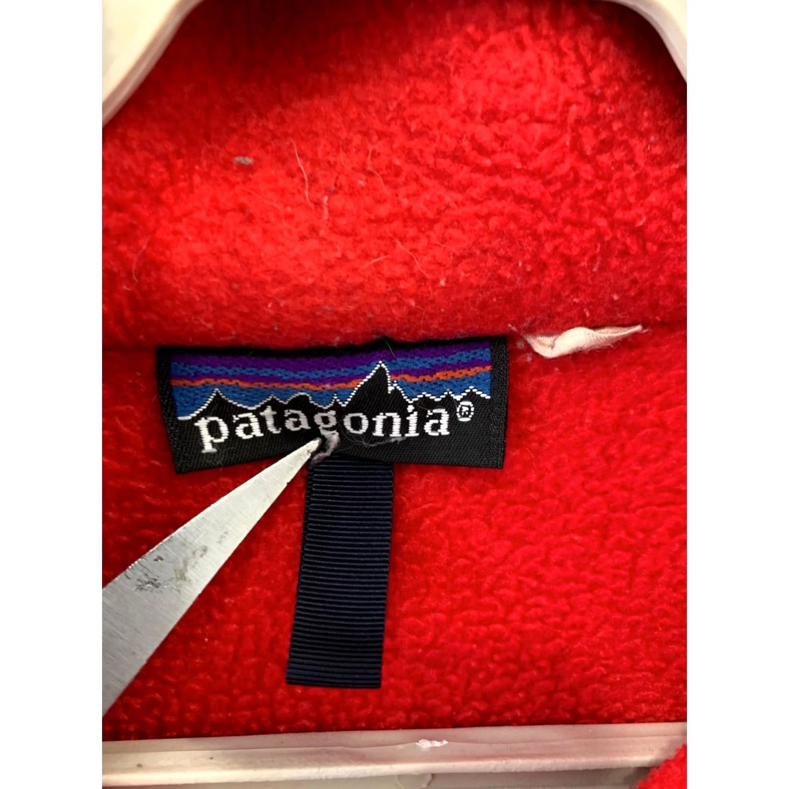 Patagonia VINTAGE Patagonia Synchilla Fleece Pullover Jacket Men’s L Red USA Snap-T Style Size US L / EU 52-54 / 3 - 4 Thumbnail