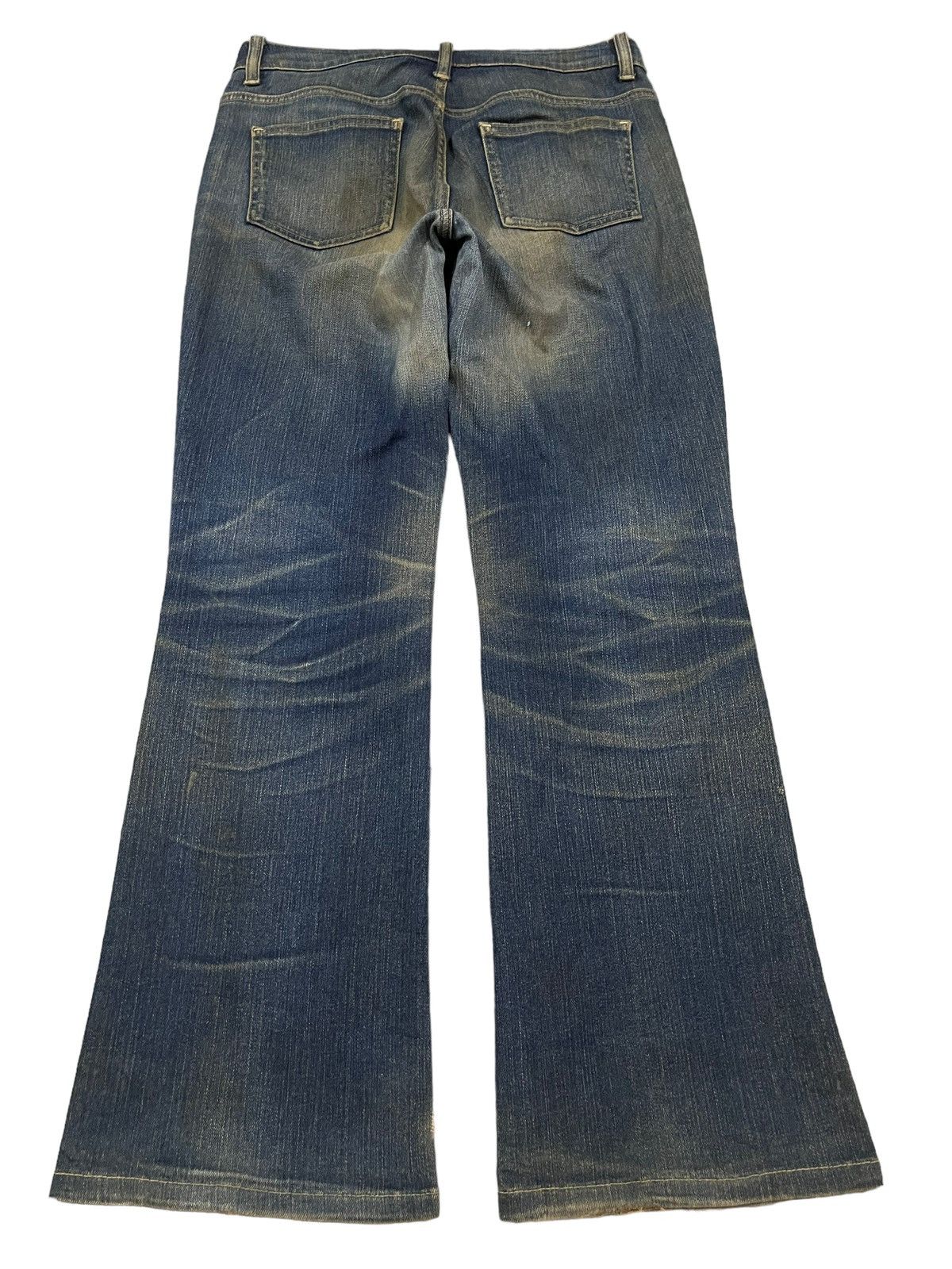 Uniqlo Vintage Japanese Uniqlo Mud Wash Style Flare Jeans Size US 30 / EU 46 - 2 Thumbnail