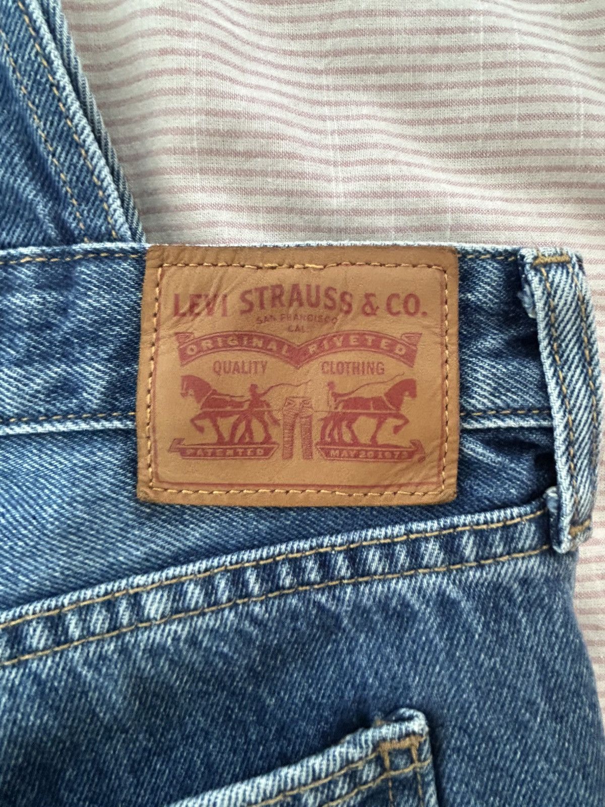 Levi's Levi’s Straight-Leg Overalls – FR 38 – Worn Twice – SF Store Size 27" / US 4 / IT 40 - 6 Thumbnail