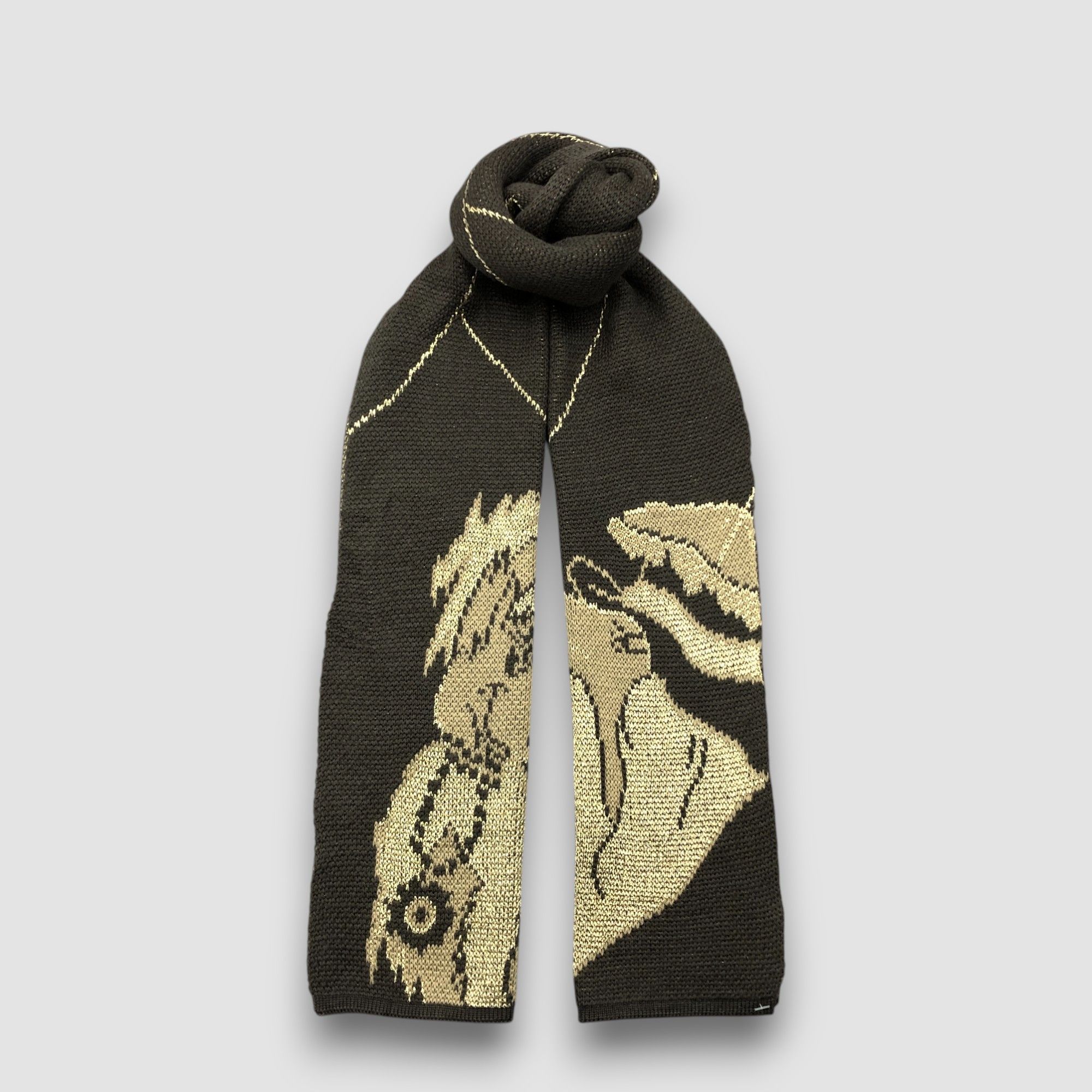 Cartoon Network Vintage Cartoon Scarf Muffler Wool Cashmere Scarves Size ONE SIZE - 1 Thumbnail