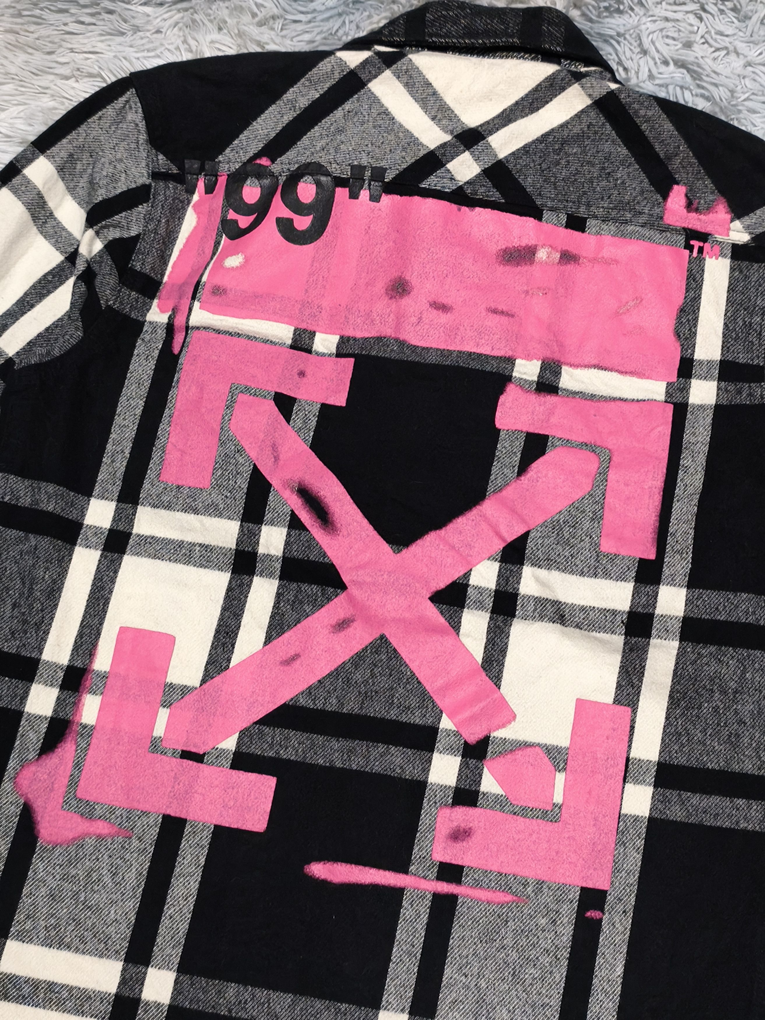 Off-White Off-White c/o Virgil Abloh Stencil Flannel Shirt Size US S / EU 44-46 / 1 - 5 Thumbnail