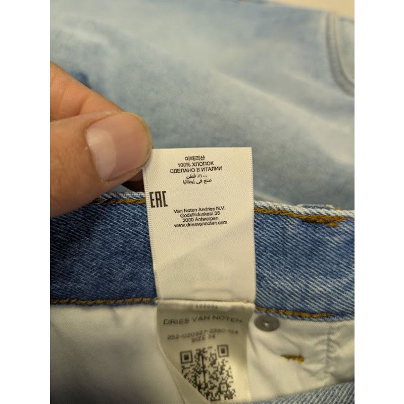 Dries Van Noten o1rshd1 Bershka Baggy Fit Denim Pants in Mid Blue Size US 34 / EU 50 - 21 Thumbnail