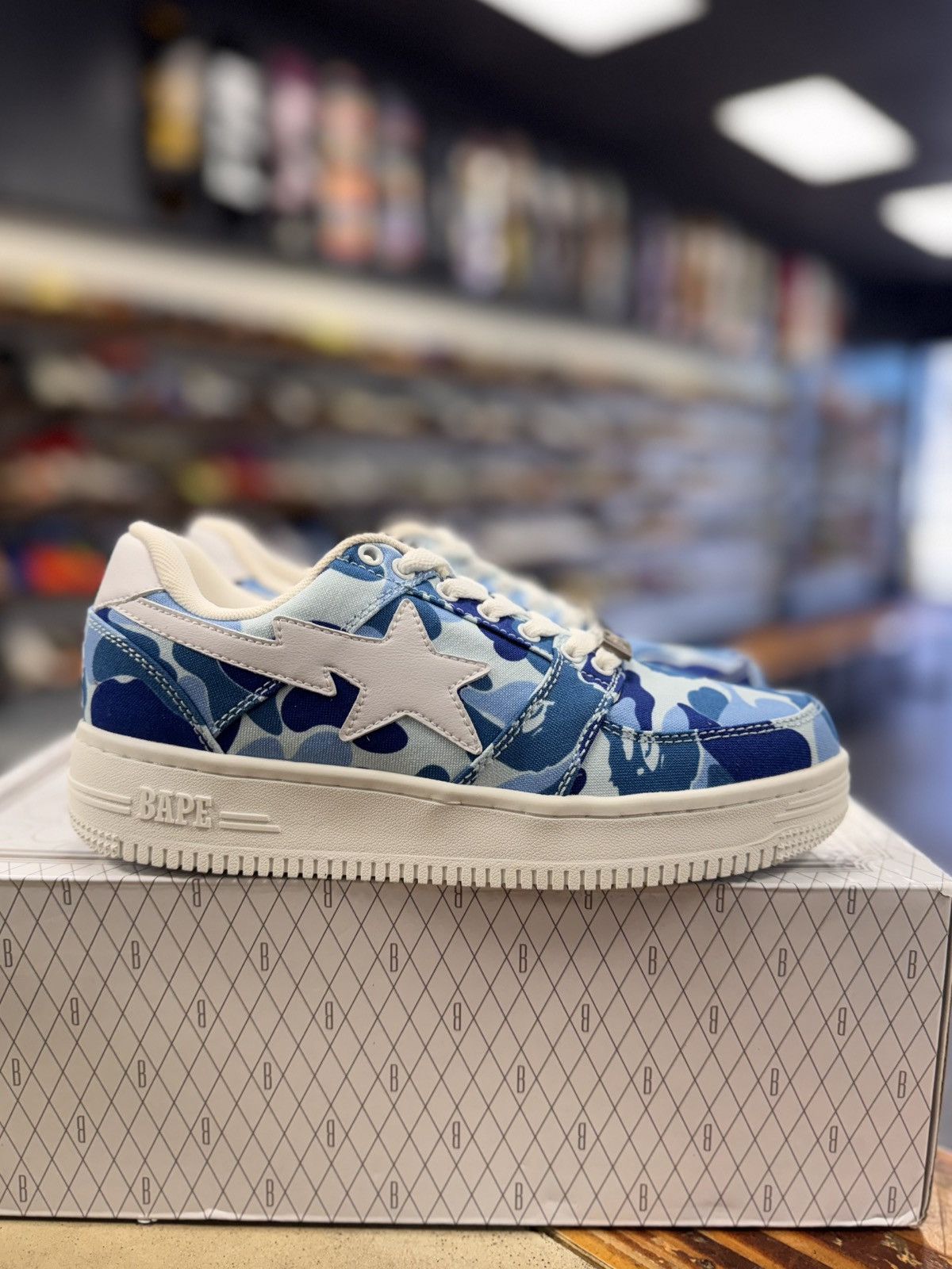 Bape Bape ABC Blue Camo Bape STA Size US 8 / EU 41 - 4 Thumbnail