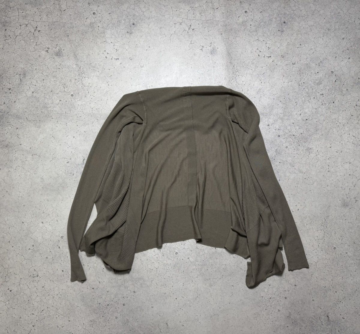 Rick Owens Rick Owens Performa FW20 Draped Open Cardigan Taupe Rare Size L / US 10 / IT 46 - 5 Thumbnail