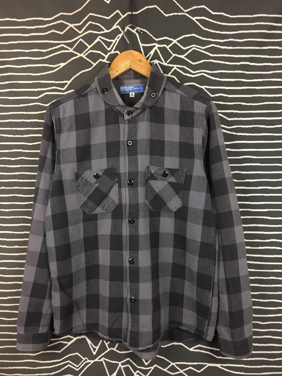 Big John Vtg Big John Denim Craft Heavy Flannel Buffalo Plaid Shirt Size US M / EU 48-50 / 2 - 1 Thumbnail