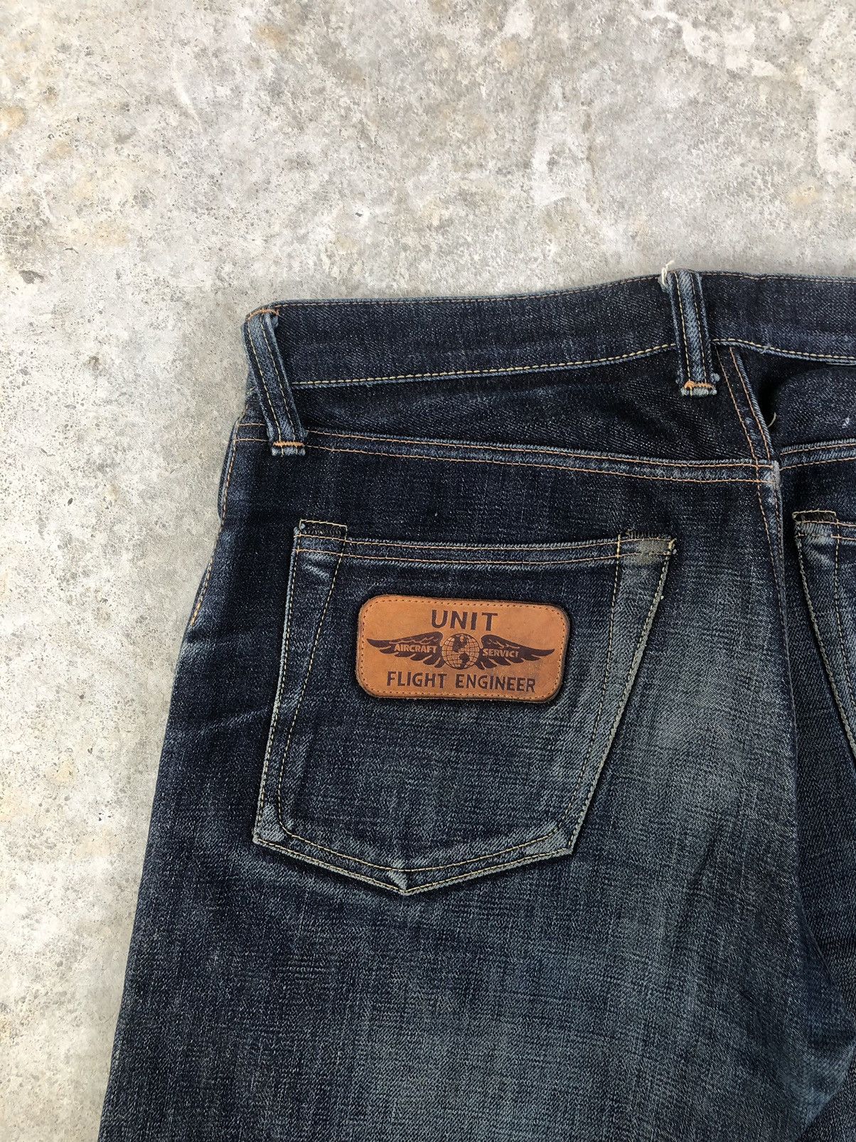 TOYS McCOY Toys Maccoy x Take Five Selvedge Denim Distressed Jeans Size US 31 - 15 Thumbnail