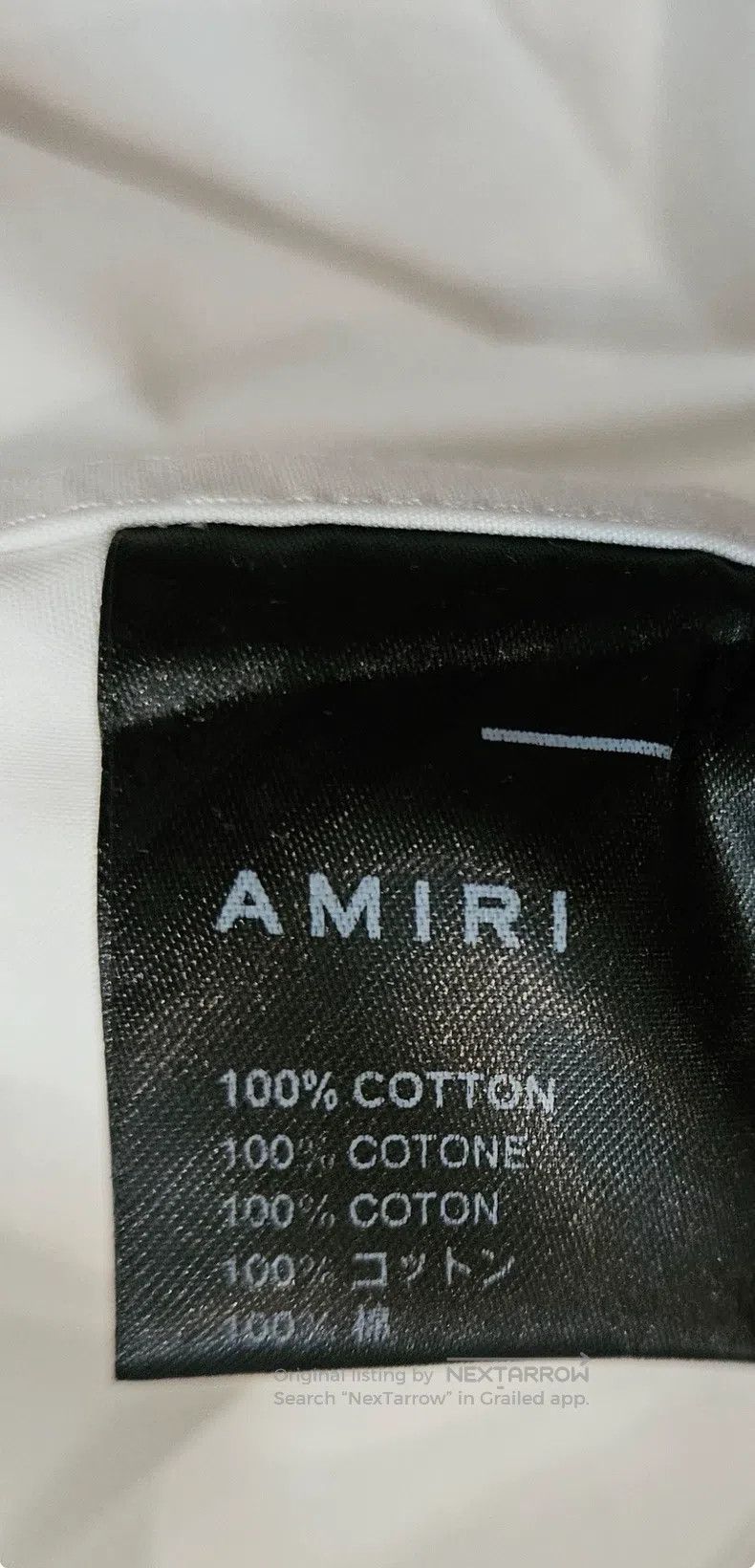 Amiri Amiri Classic embroidered logo shirt size 48 Size US M / EU 48-50 / 2 - 5 Thumbnail