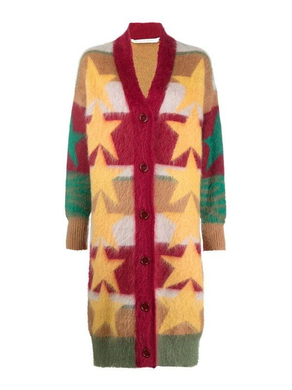 Palm Angels o1y1125 Cardigan in Multicolor Size XS / US 0-2 / IT 36-38 - 1 Thumbnail