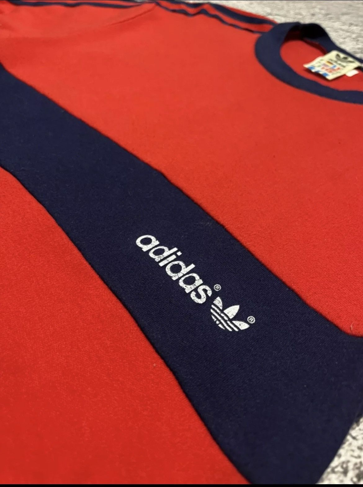 Adidas × Vintage ADIDAS 80s FOOTBALL SOCCER TRIKOT SHIRT JERSEY Size US M / EU 48-50 / 2 - 3 Thumbnail