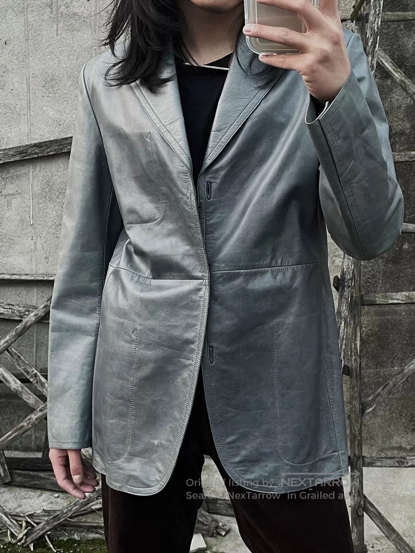 Jean Paul Gaultier Jean Paul Gaultier Leather Blazer. Size US M / EU 48-50 / 2 - 2 Thumbnail