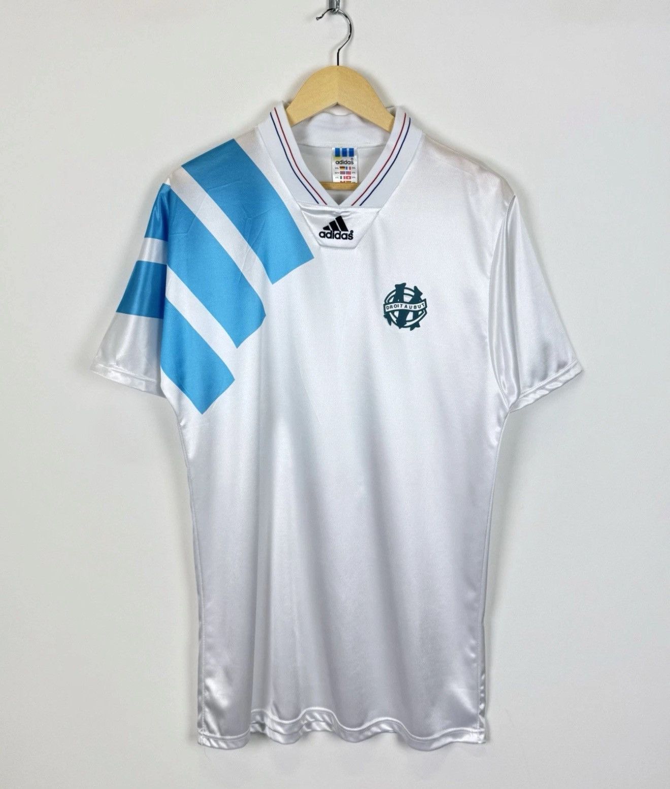Adidas Vintage Olympique Marseille Soccer Jersey Foolball Shirt Top Size US XXL / EU 58 / 5 - 1 Thumbnail