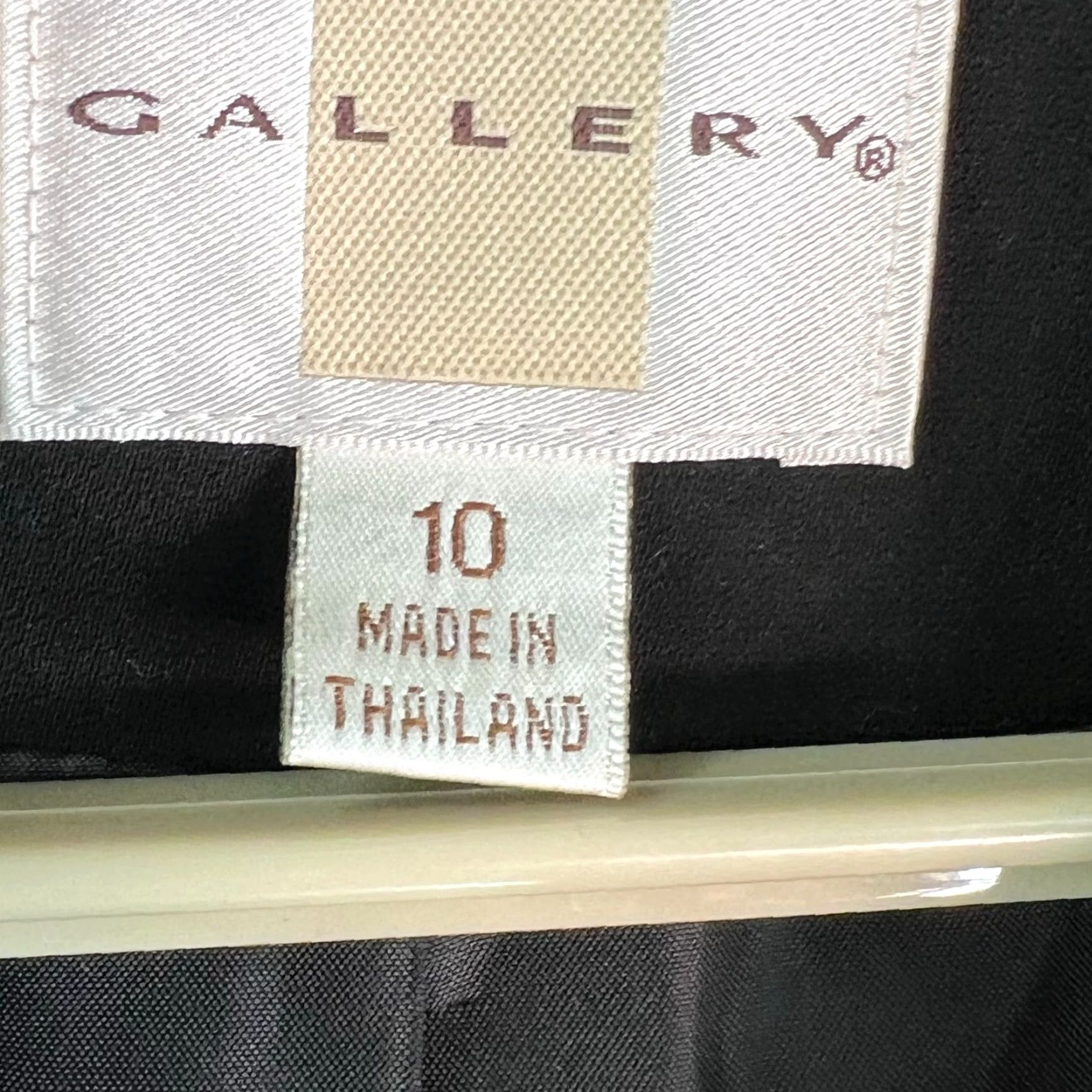 Doublet Gallery Womens Double Breasted Trench Coat Jacket Black Long Sleeve Button SZ 10 Size L / US 10 / IT 46 - 6 Thumbnail