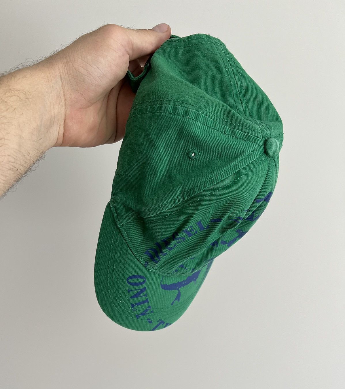 Diesel Diesel Big Logo Green Baseball Cap Size ONE SIZE - 5 Thumbnail