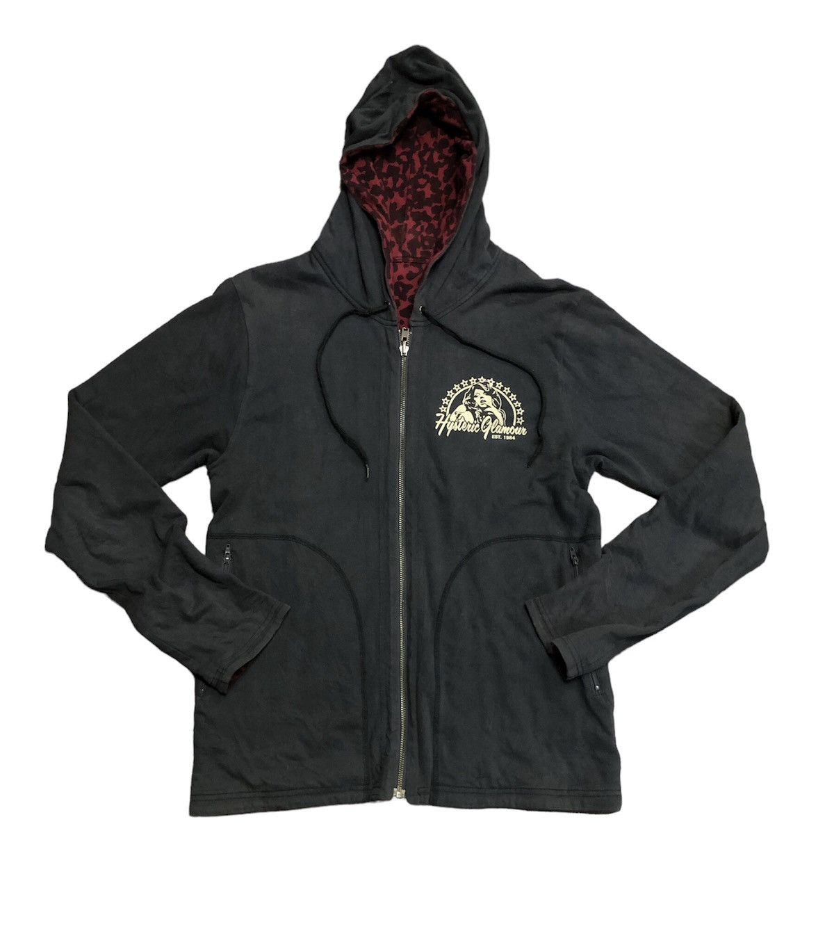 Hysteric Glamour × Vintage VINTAGE HYSTERIC GLAMOUR EXPERIENCE SWEATER ZIPPED HOODED Size US S / EU 44-46 / 1 - 4 Thumbnail