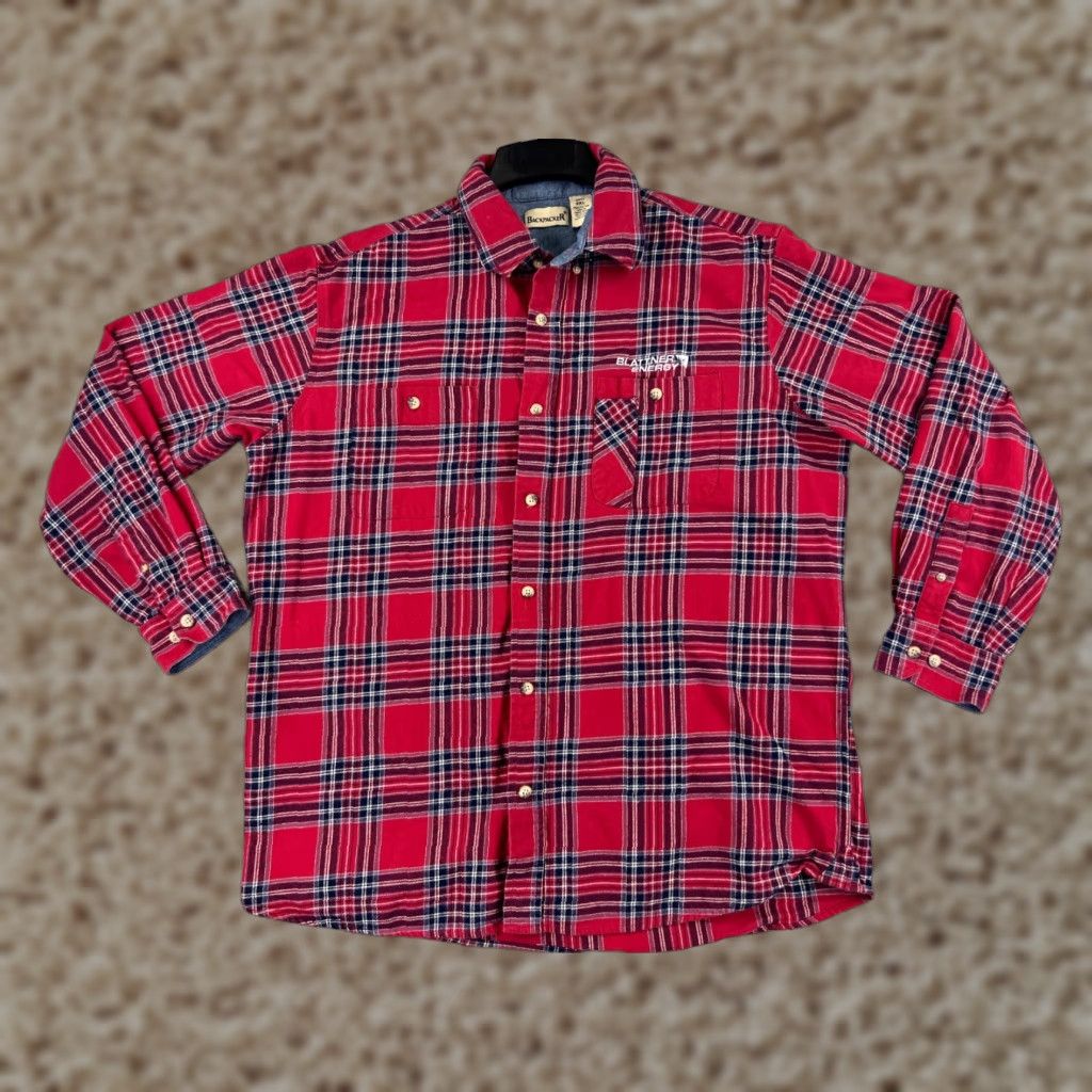 Vintage VINTAGE Backpacker Shirt Mens 2XL Red Plaid Flannel 100% Cotton Pockets Button Up Size US XXL / EU 58 / 5 - 1 Thumbnail