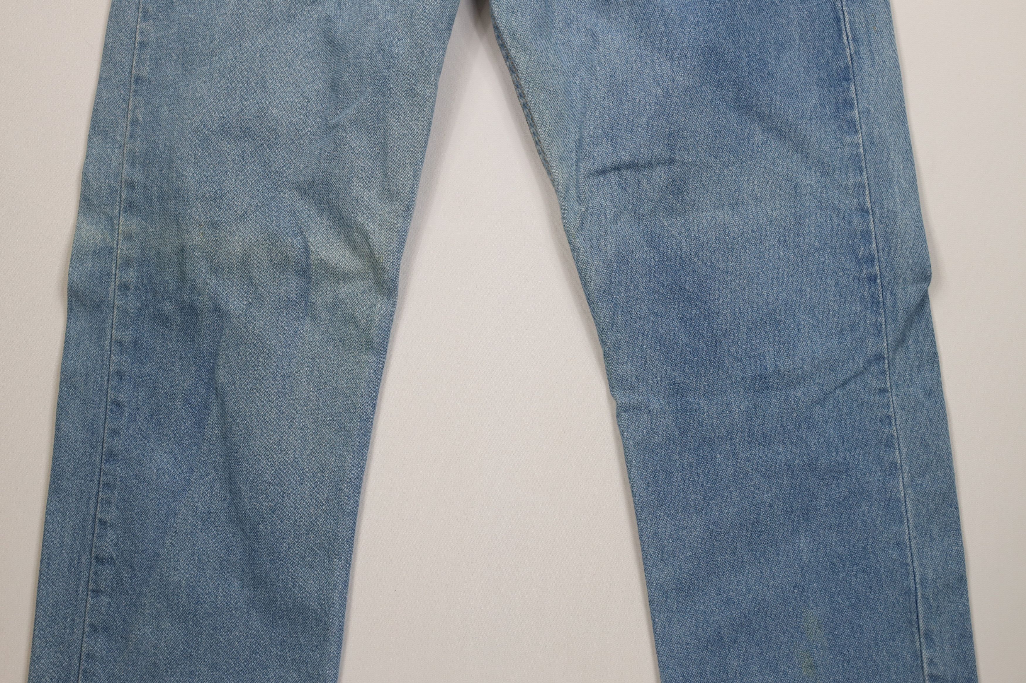Levi's Vintage Y2K 2002 Levis 505 Regular Straight Leg Jeans Blue Size US 34 / EU 50 - 3 Thumbnail