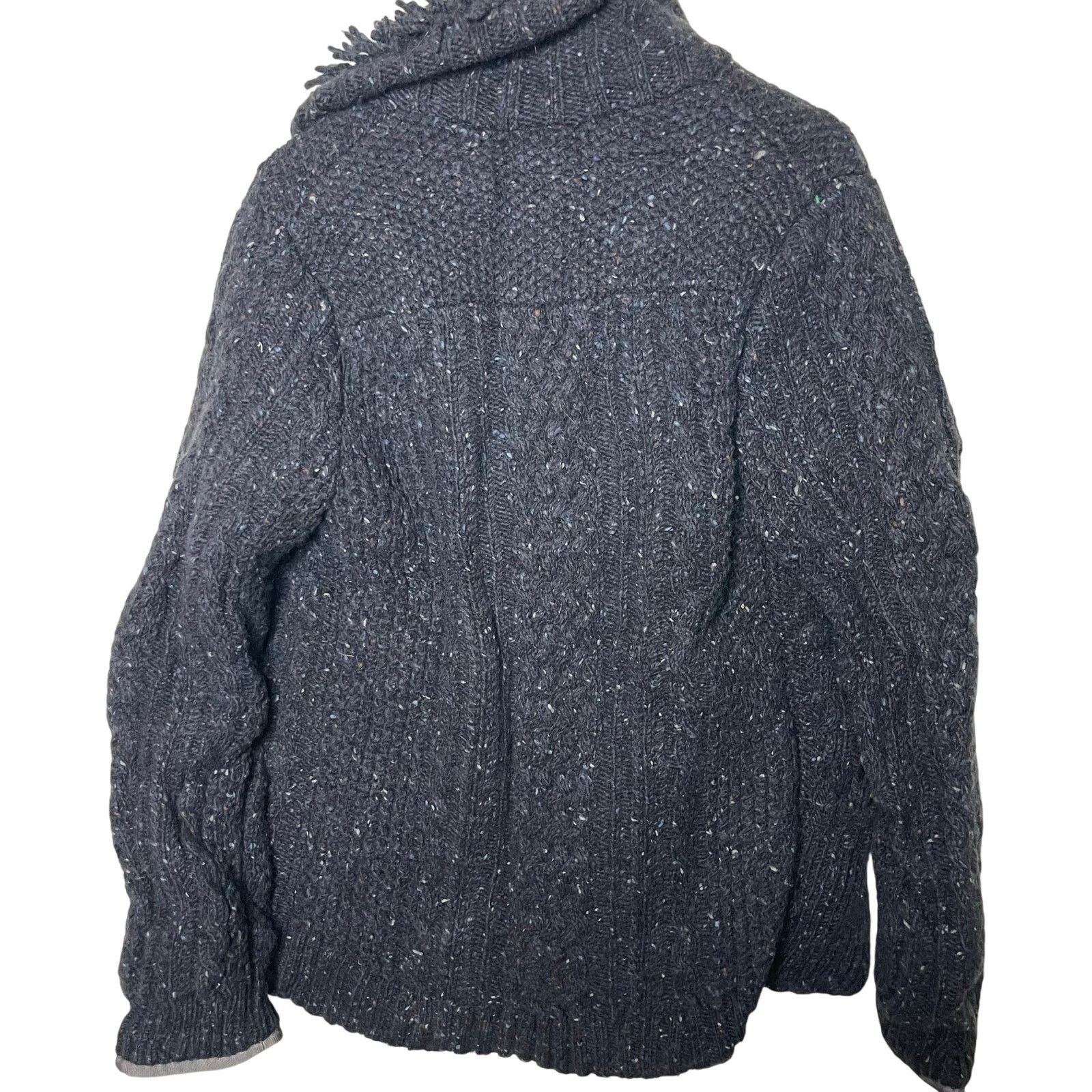 Sacai Sacai men navy knitted wool over puffer jacket sz 3 US L Size US L / EU 52-54 / 3 - 3 Thumbnail