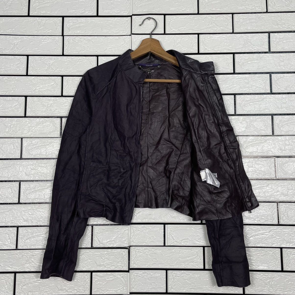 Laurel Laurel Crop Leather Jacket Size XS / US 0-2 / IT 36-38 - 9 Thumbnail
