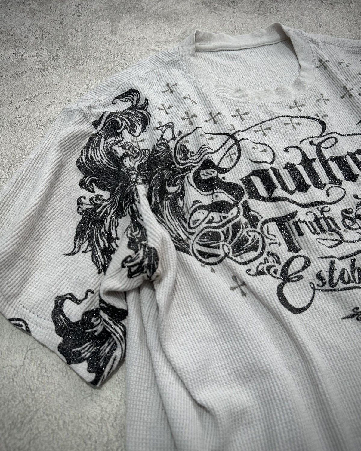 Japanese Brand Vintage SouthPole Tribal Print T-shirt Lgb Style Size US XL / EU 56 / 4 - 3 Thumbnail