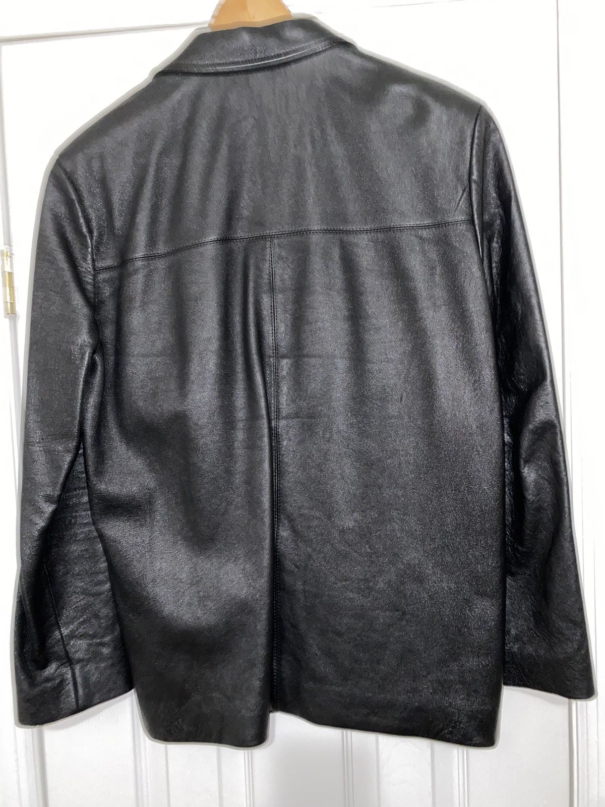 Hedi Slimane × Saint Laurent Paris Leather blazer/jacket Size US M / EU 48-50 / 2 - 3 Thumbnail