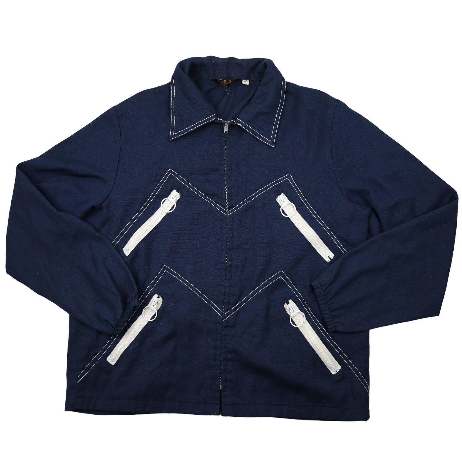 Vintage Vintage Sir Jac Multi Zipper Shirt Jacket Size US L / EU 52-54 / 3 - 1 Thumbnail