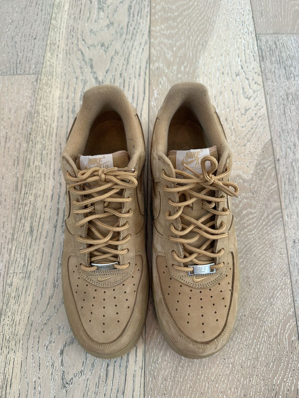 Nike × Supreme Nike Air Force 1 Low SP Supreme Wheat Size US 12 / EU 45 - 2 Thumbnail