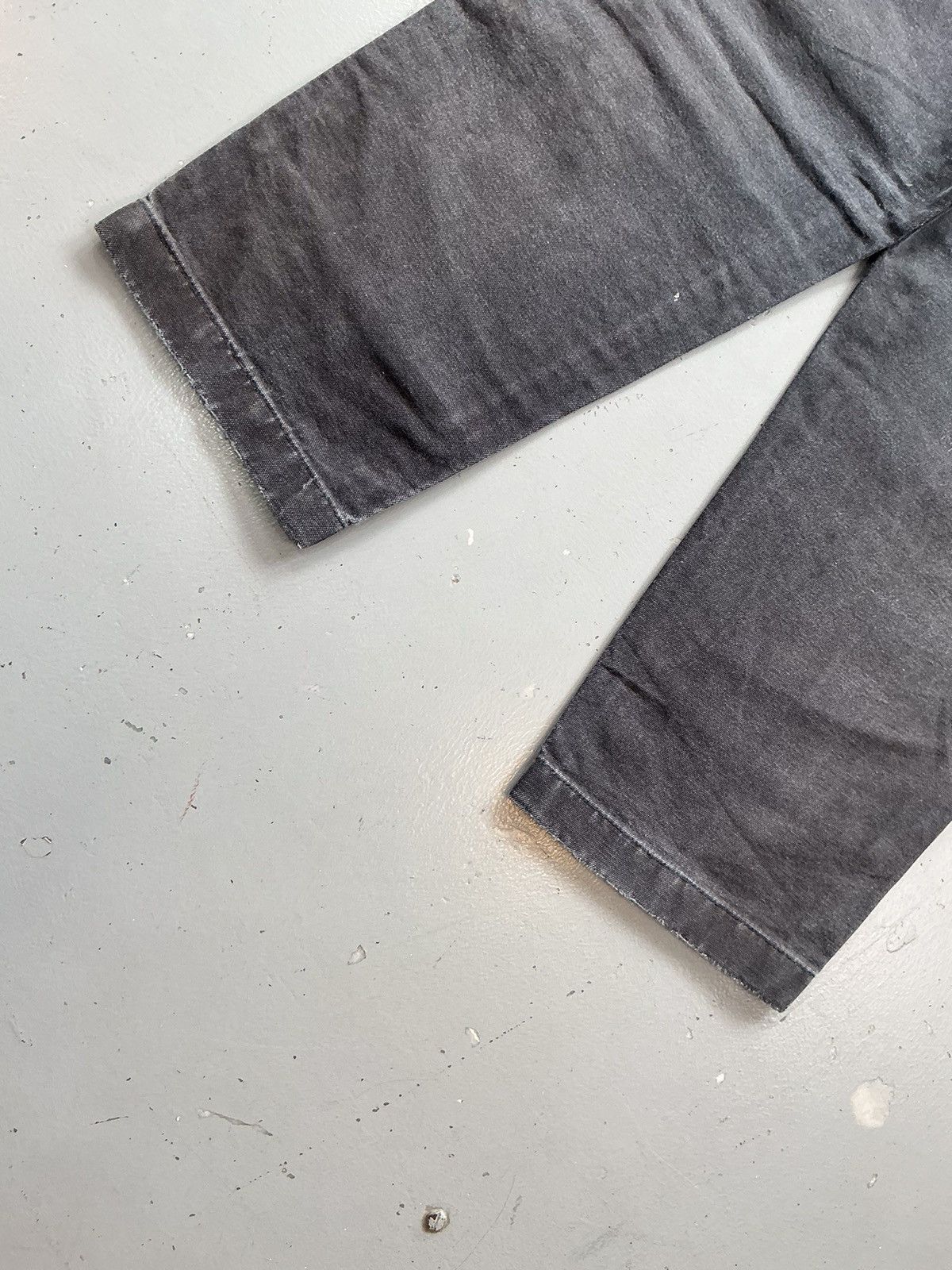 Carhartt × Vintage Vintage Carhartt b01BLK distressed painted double knee denim Size US 32 / EU 48 - 14 Thumbnail