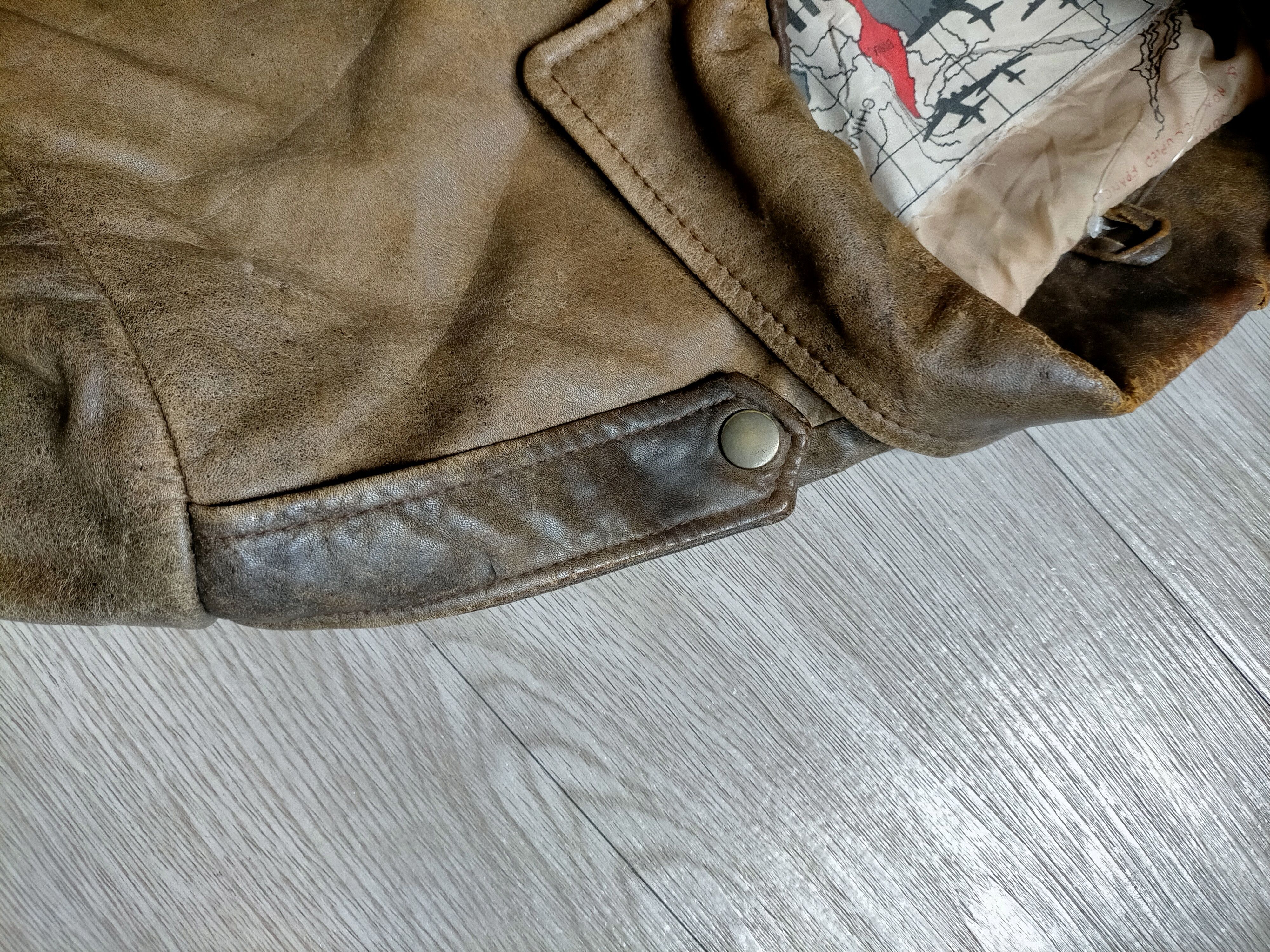 Burma Vintage 80s Burma Run Pilot Leather Jacket Size US M / EU 48-50 / 2 - 3 Thumbnail