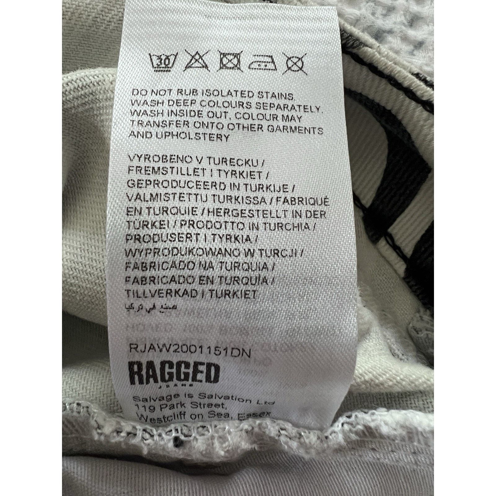 The Ragged Priest Ragged Priest Women's Wave Jeans Straight Leg Sz 24 NWOT Size 24" / US 00 / IT 34 - 8 Thumbnail