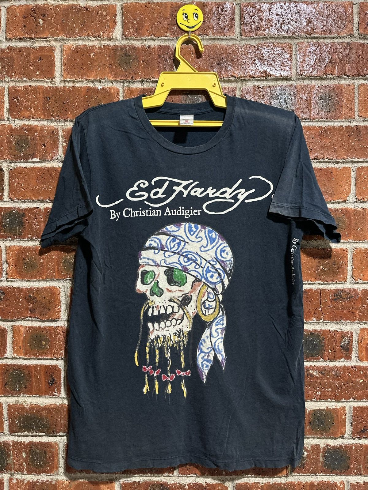 Christian Audigier × Edwin × Vintage Vintage Ed Hardy By Christian Audigier Sun Faded Tee Size US M / EU 48-50 / 2 - 1 Thumbnail