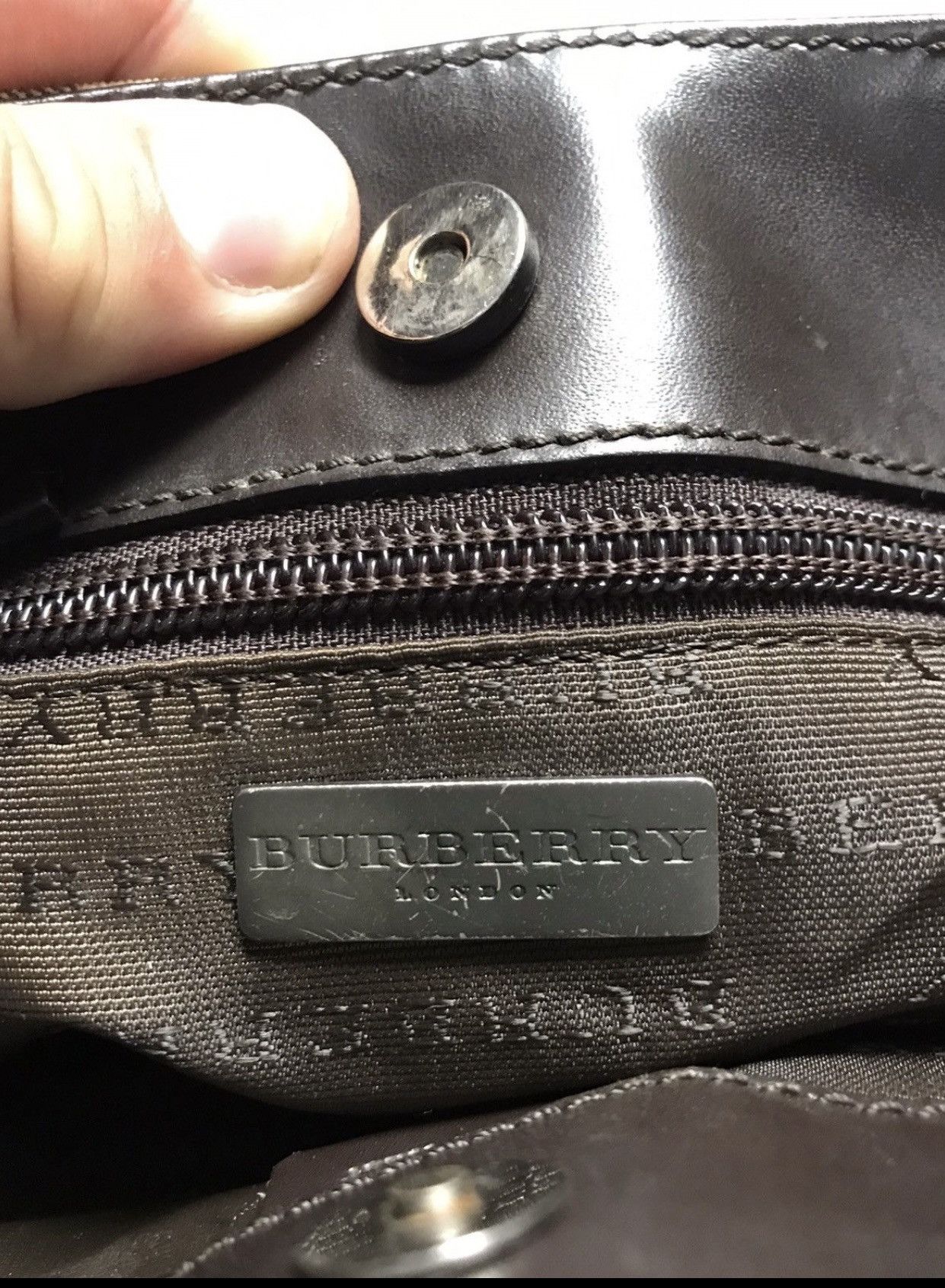 Burberry × Burberry Prorsum Burberry Nova Check Coated Canvas Tote Bag purse Size ONE SIZE - 11 Thumbnail