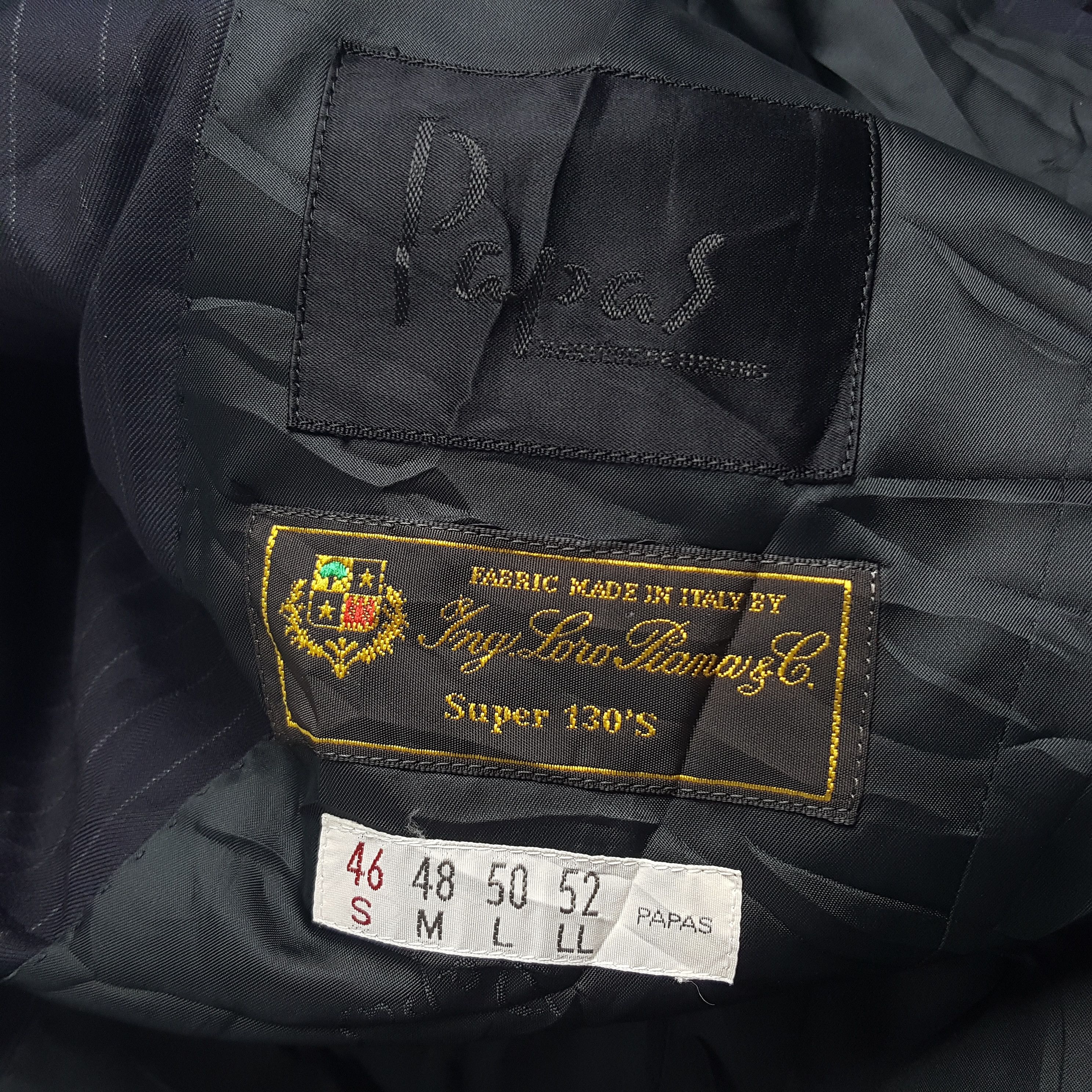 Loro Piana × Vintage Vintage Papas Loro Piana Designer Brand Blazer Coat Size 46S - 11 Thumbnail
