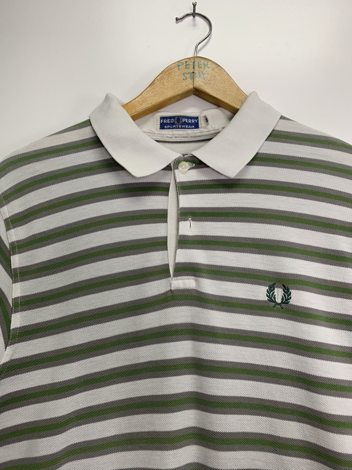 Fred Perry × Vintage Vintage Fred Perry Stripe Polo Size US S / EU 44-46 / 1 - 3 Thumbnail