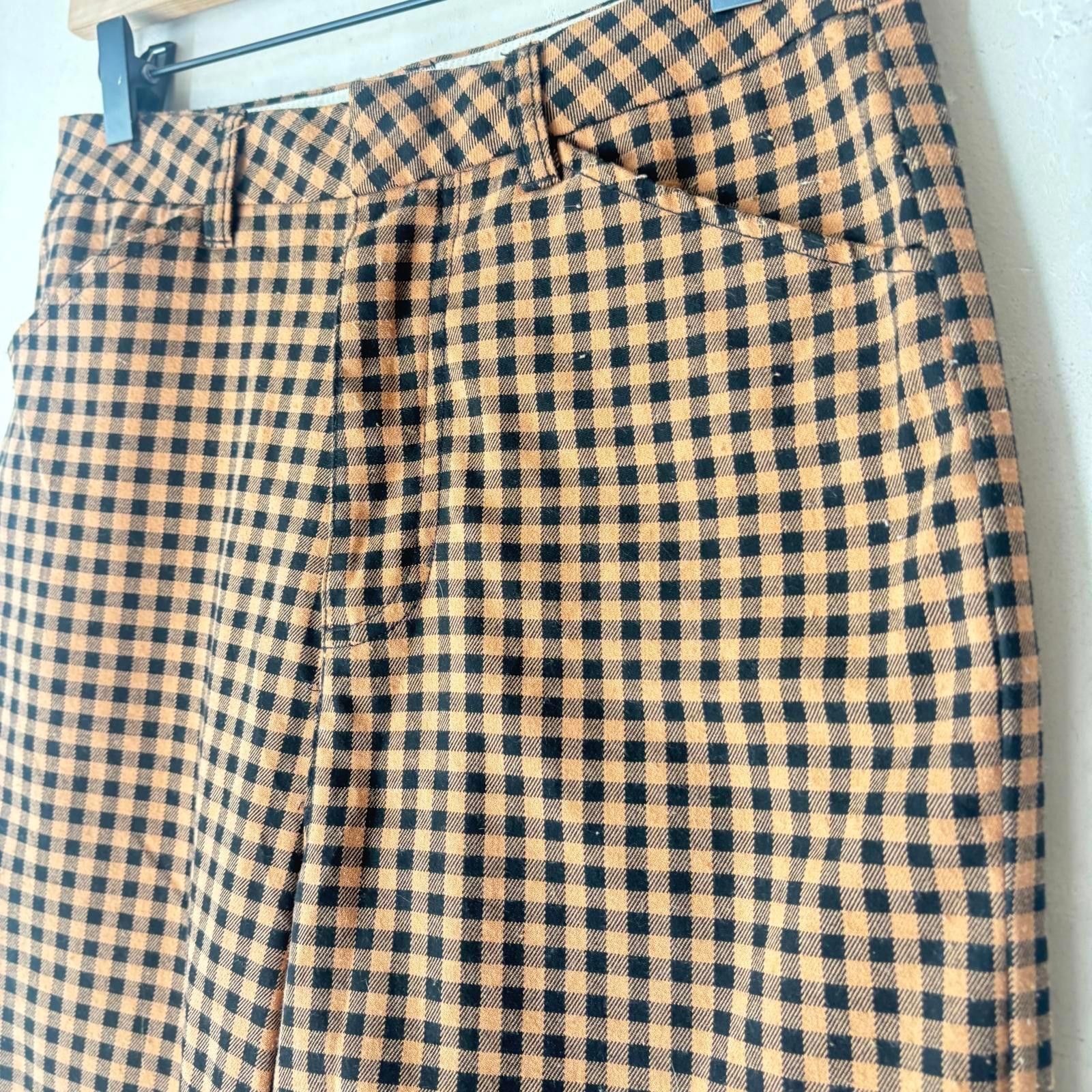 Brixton Brixton Women's Casual Checkered Pants Size 26" / US 2 / IT 38 - 3 Thumbnail